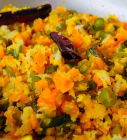 Healthy Carrot Beans Poriyal