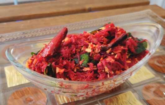 Sadya Style Beetroot Thoran