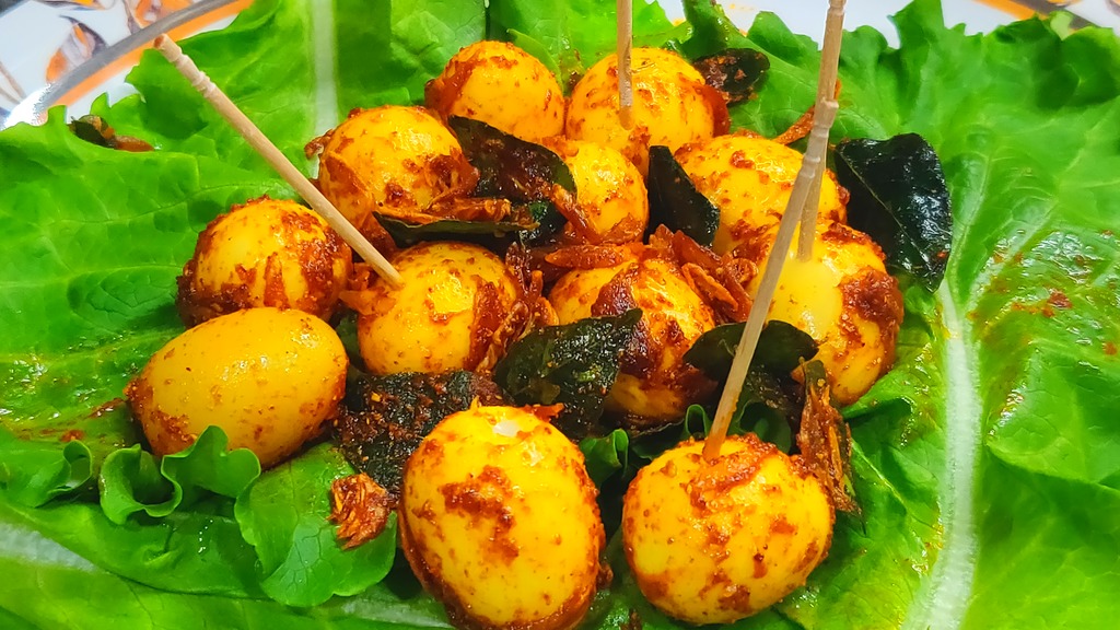 Quail Egg Fry OR Kada Mutta Fry