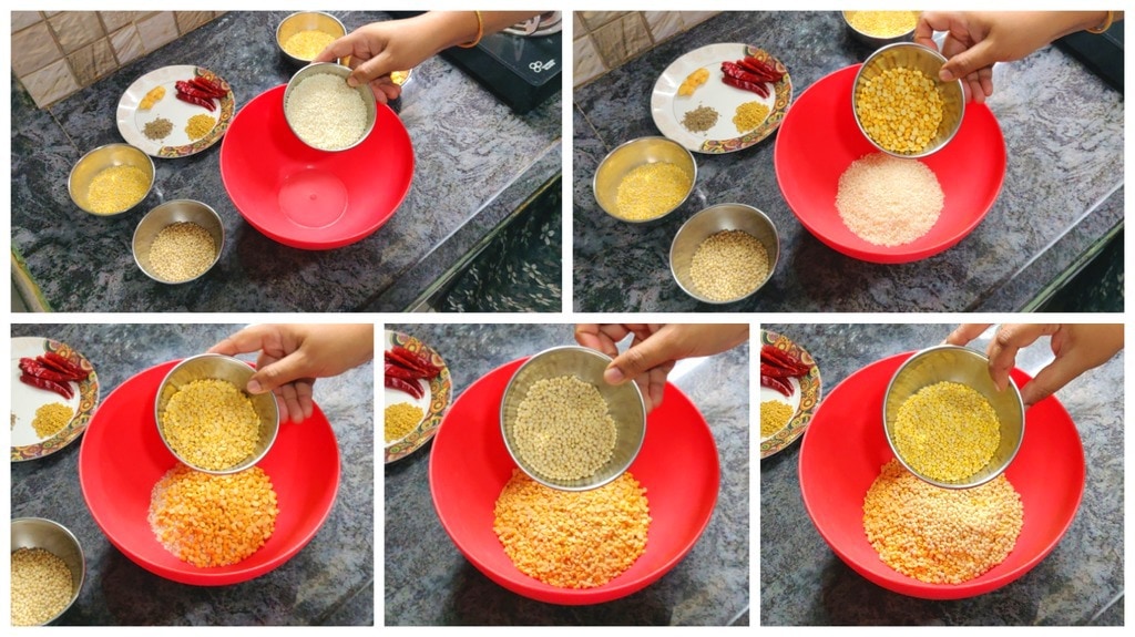 How to make adai dosa