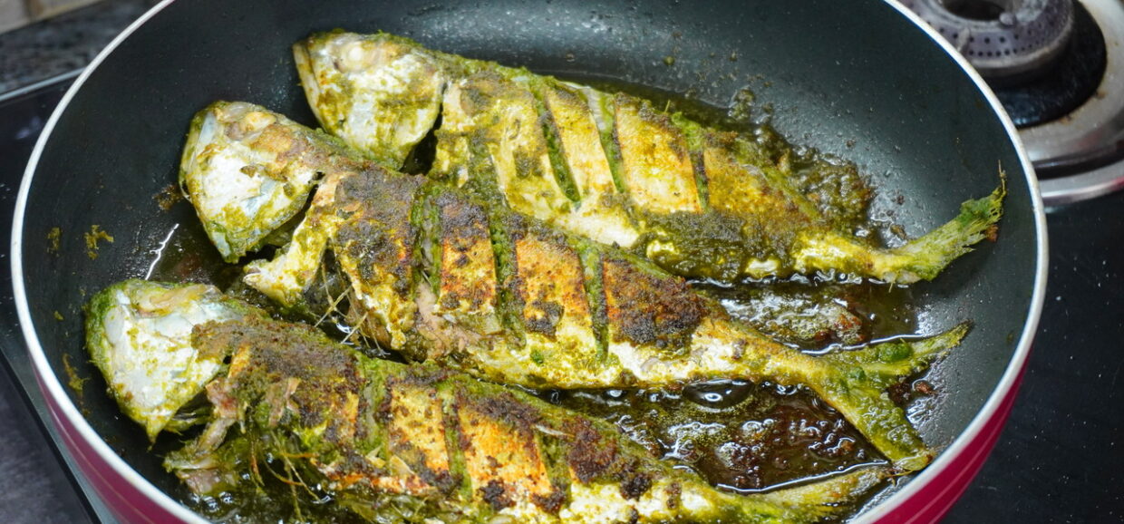 Green Masala Fish Fry