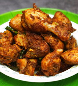 Kerala Thattukada Chicken Fry | Kozhi Porichathu